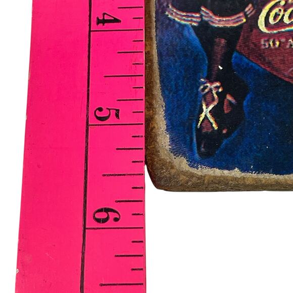 Coca-Cola Vintage Reproduction Advertising Signs On Wire Hangers Set of 2 - Picture 9 of 10